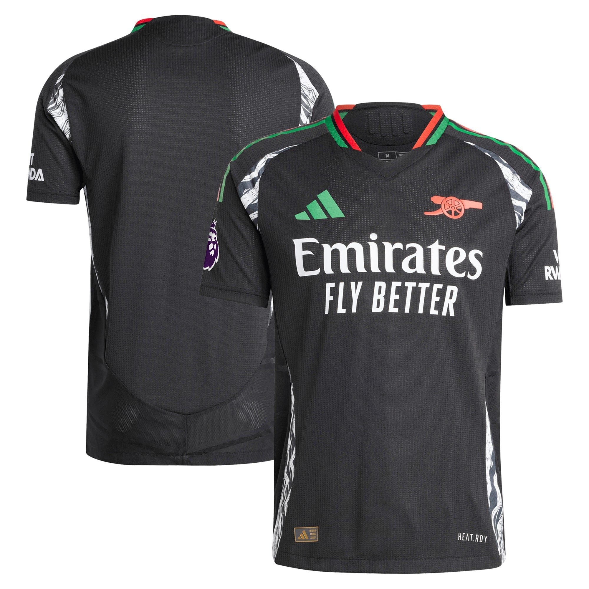 Arsenal 2024/25 Away Shirt - Black