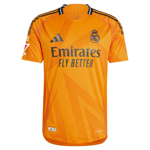 Kylian Mbappé Real Madrid 2024/25 Away Shirt - Orange