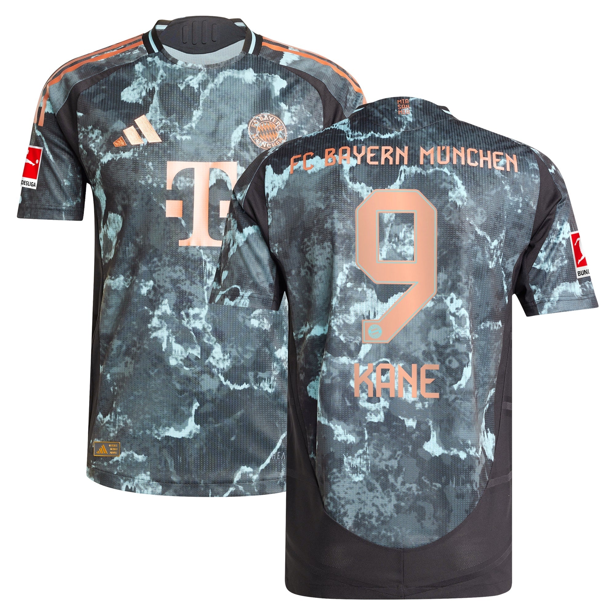 Harry Kane Bayern Munich 2024/25 Away Player Shirt - Black