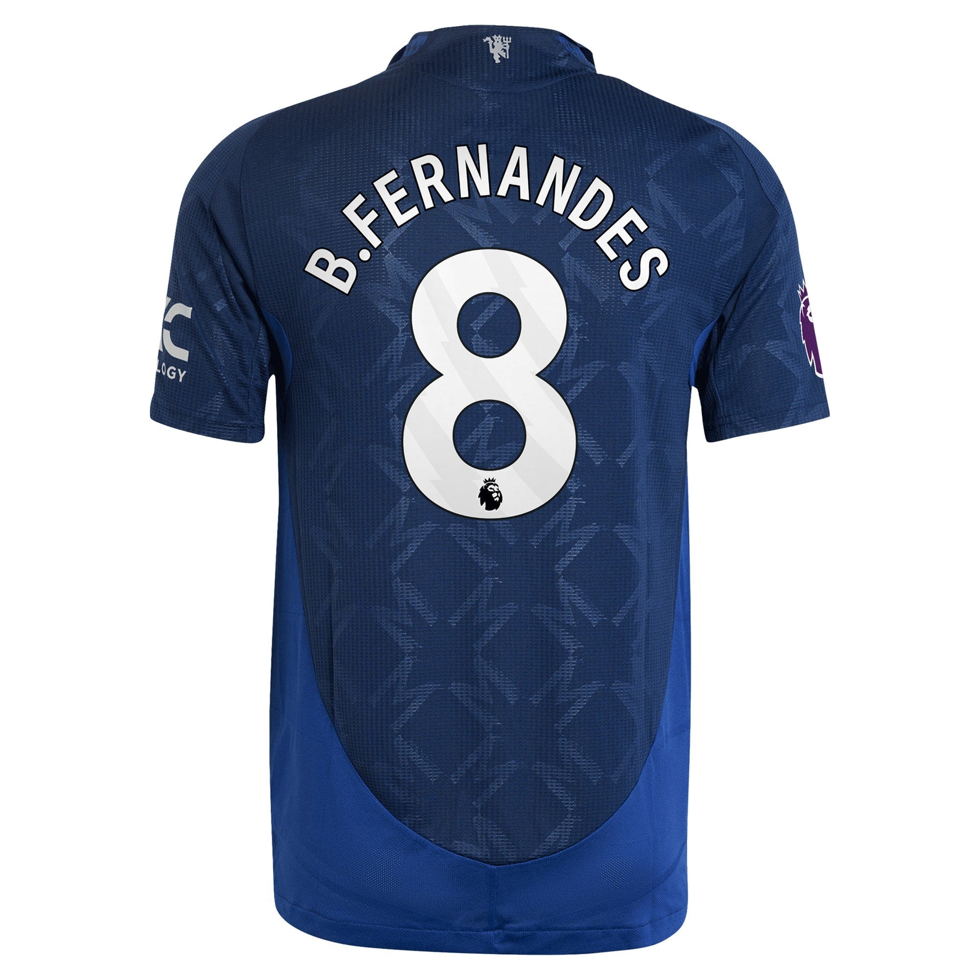Bruno Fernandes Manchester United 2024/25 Away Player Shirt - Navy