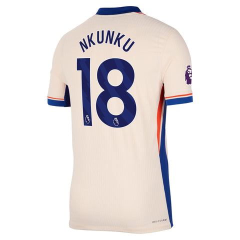 Christopher Nkunku Chelsea 2024/25 Away Player Shirt - Orange