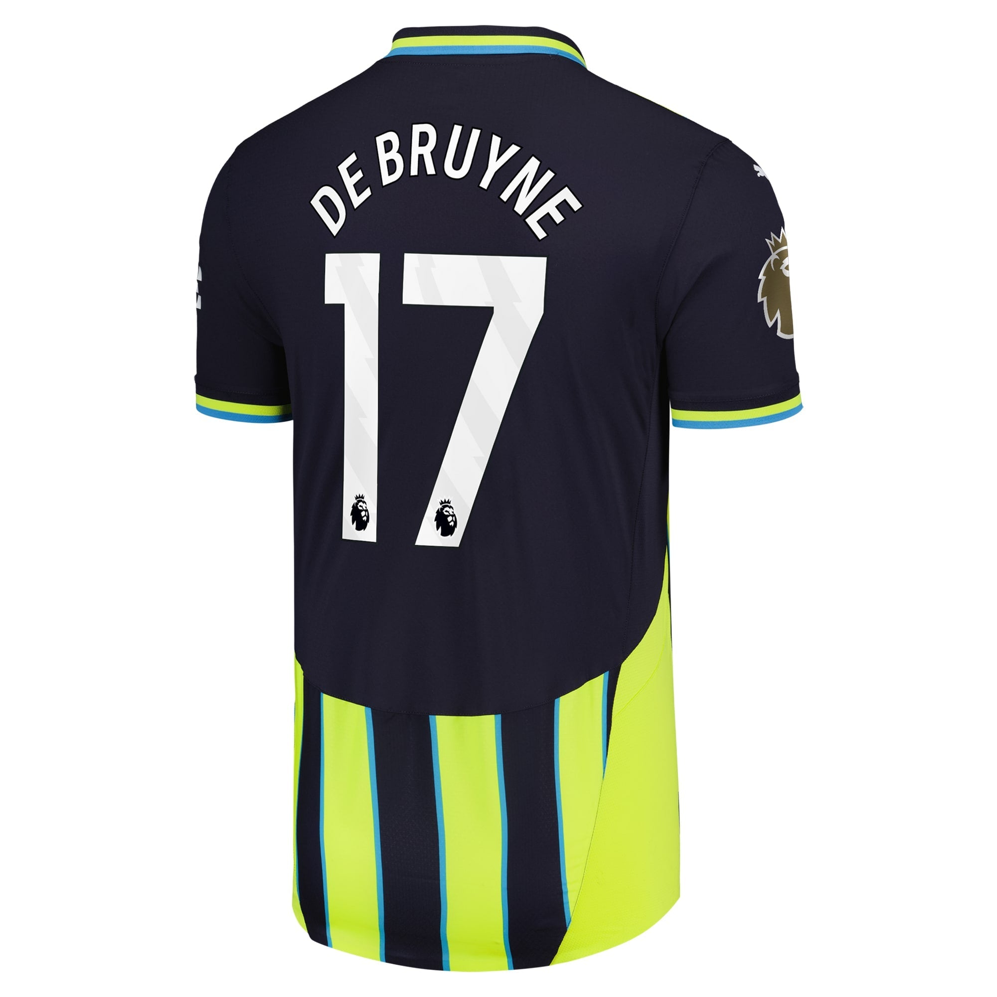 Kevin De Bruyne Manchester City 2024/25 Away Player Shirt - Navy
