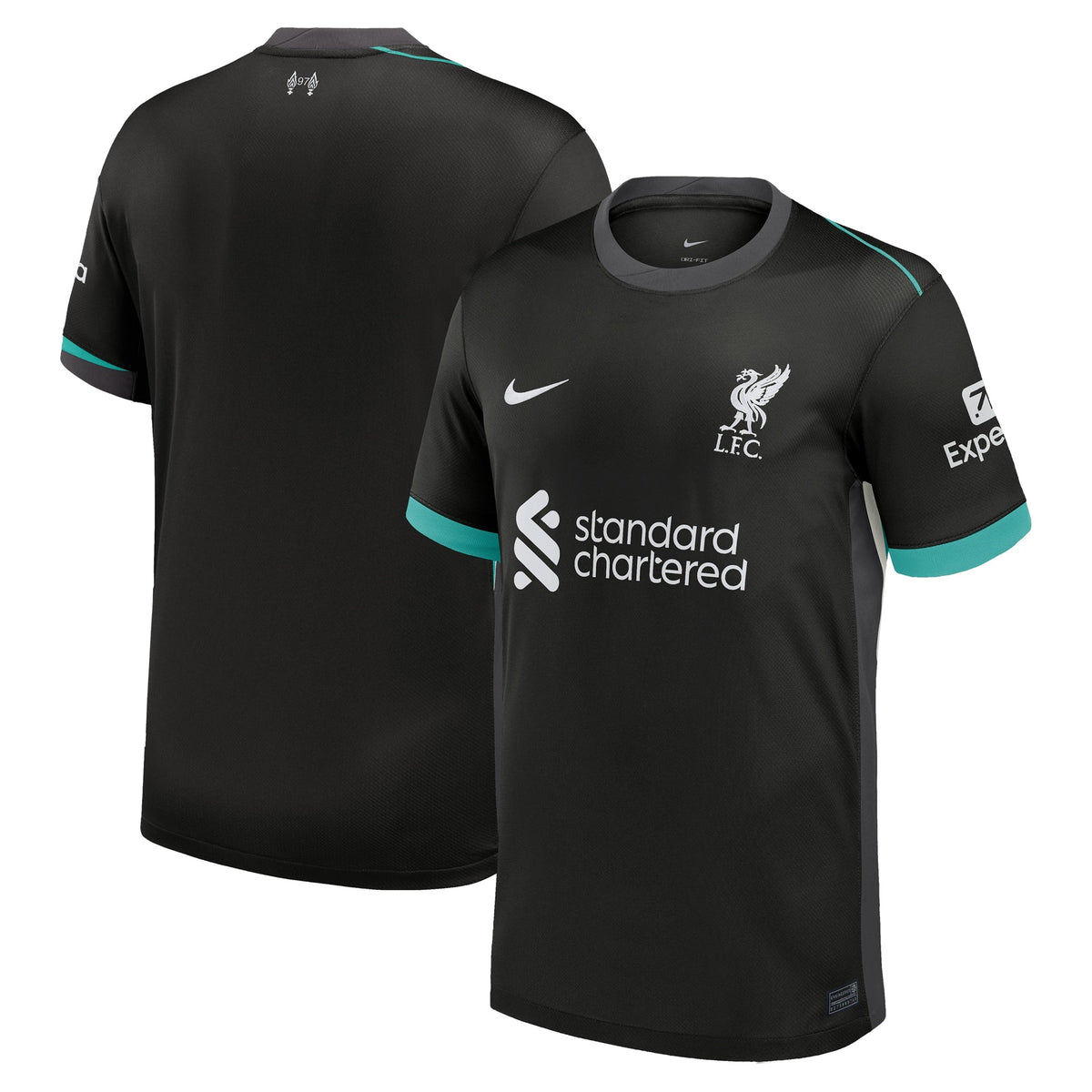 Liverpool 2024/25 Away Blank Shirt - Forest Green