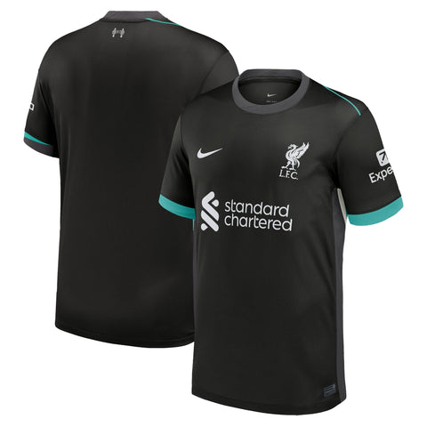 Liverpool 2024/25 Away Blank Shirt - Forest Green
