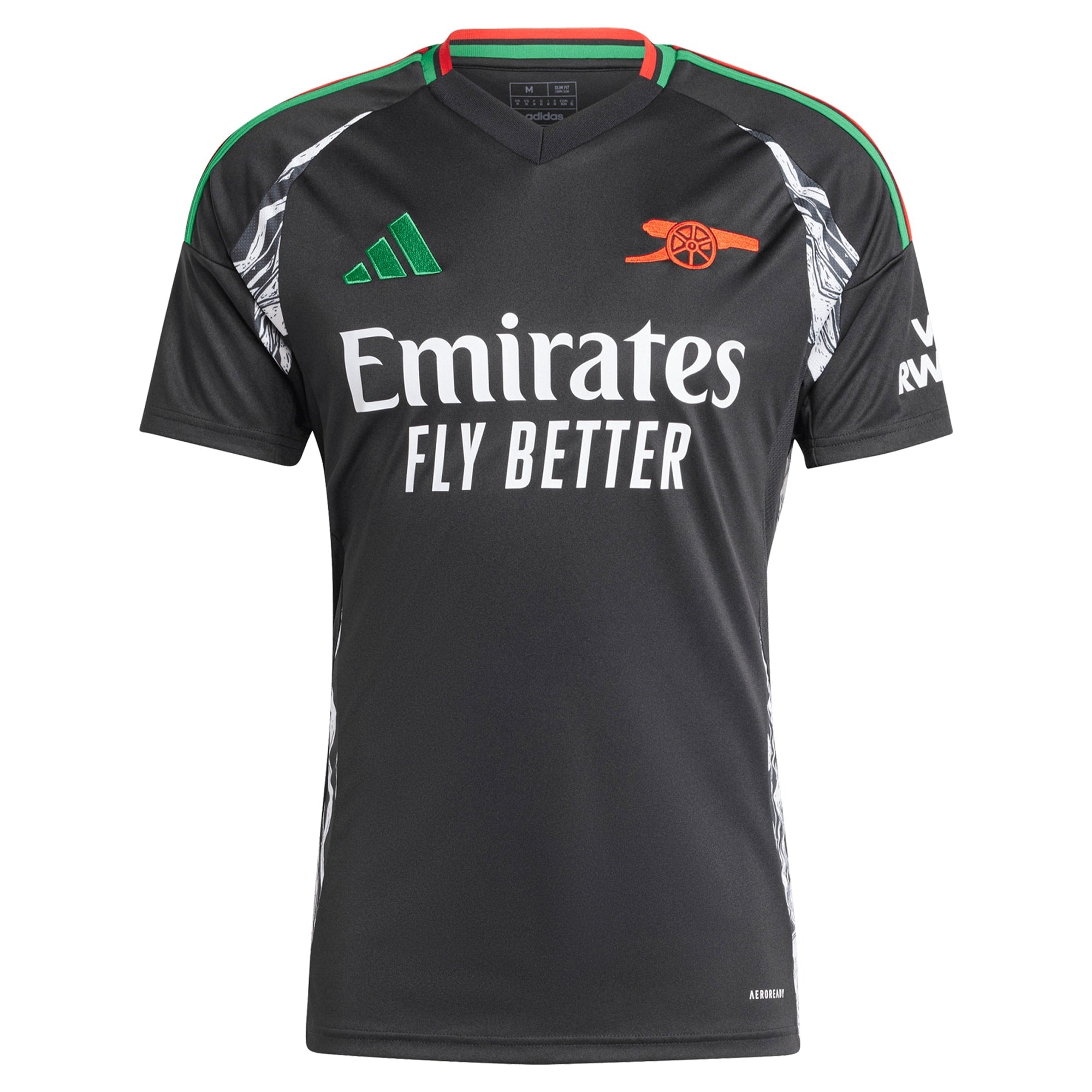 Arsenal 2024/25 Away Custom Shirt - Black