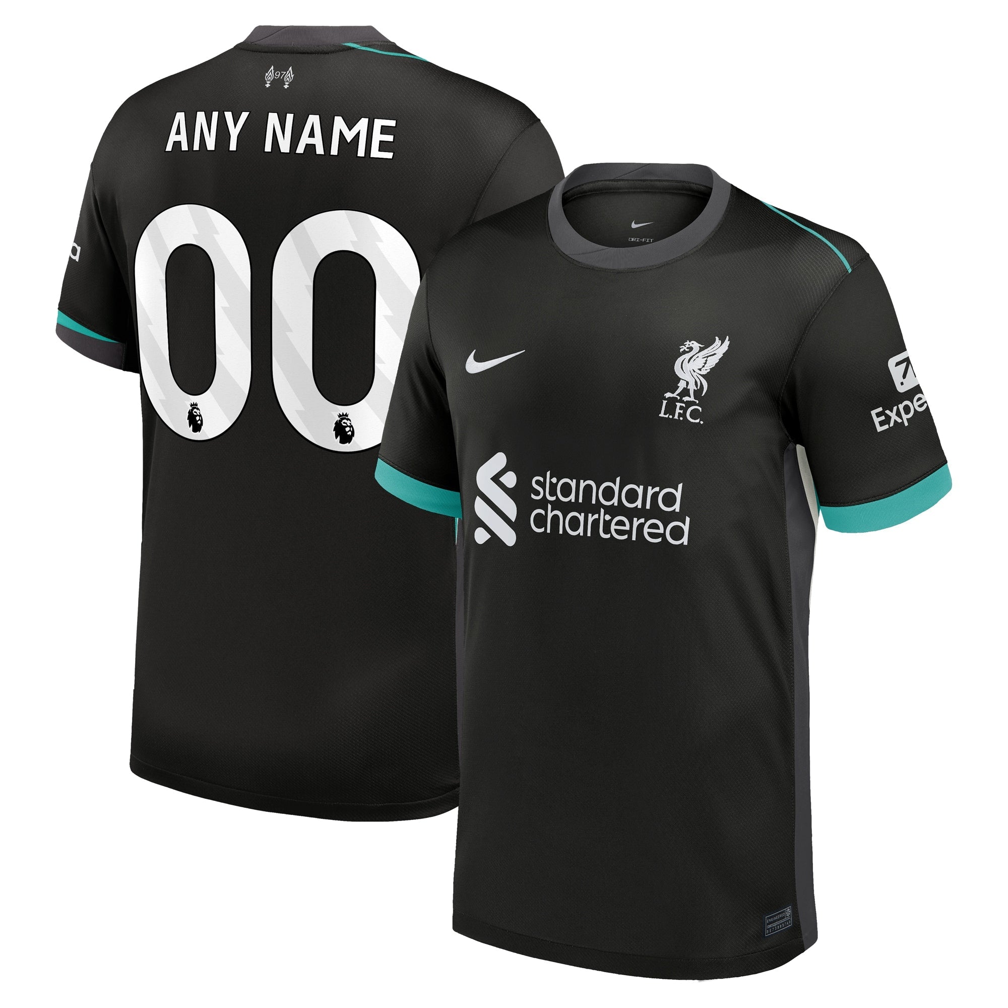 Liverpool 2024/25 Away Custom Shirt - Forest Green
