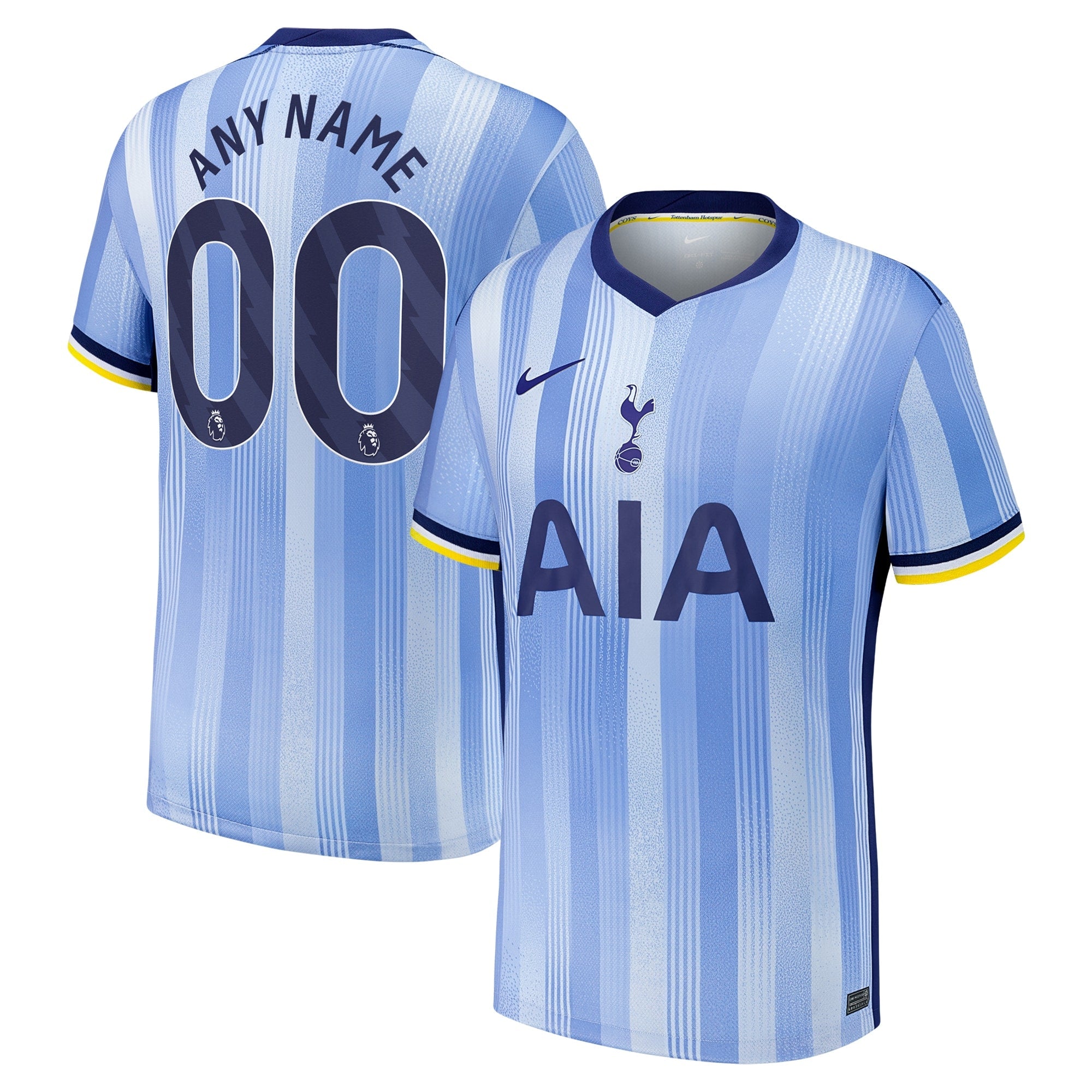 Tottenham Hotspur 2024/25 Away Custom Shirt - Blue
