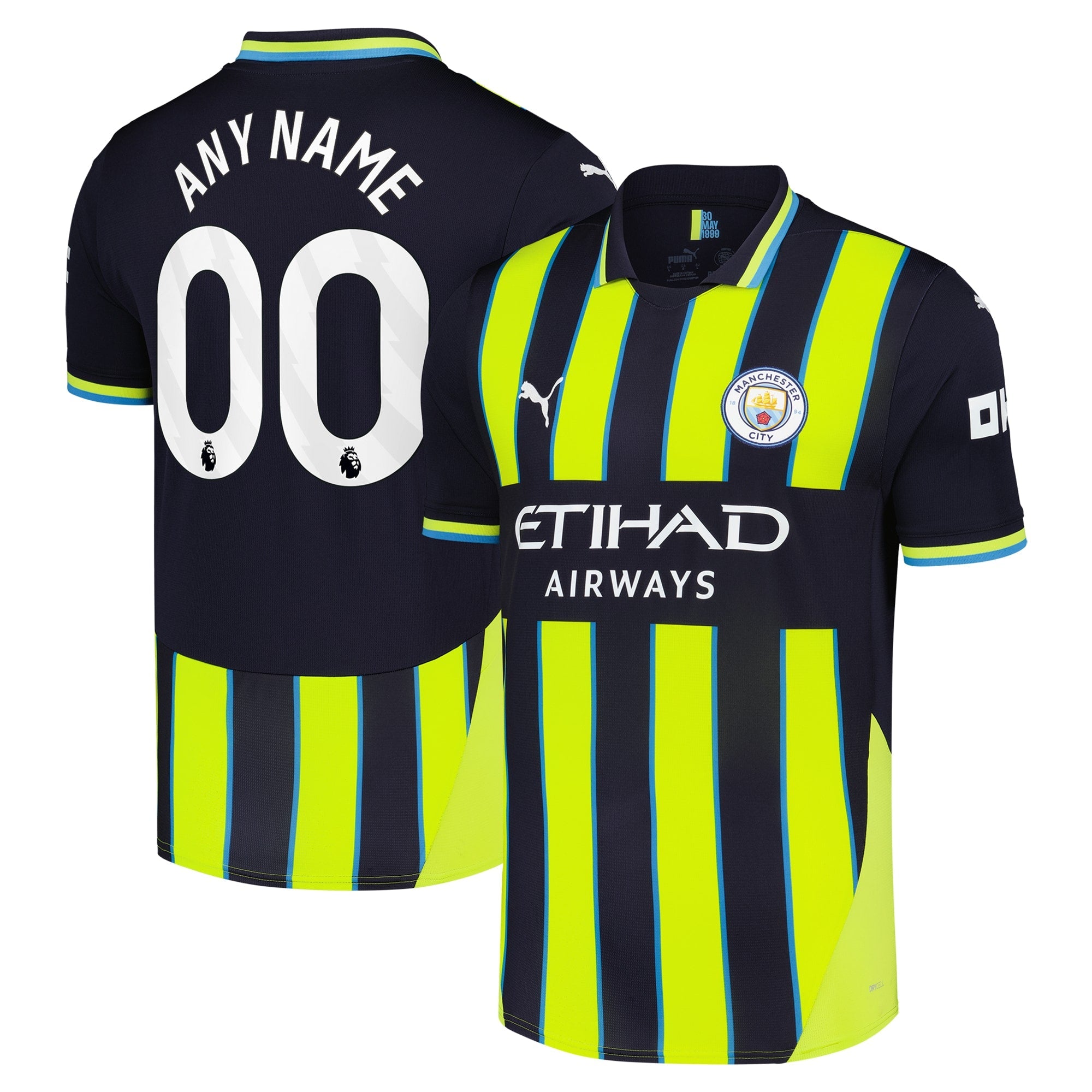 Manchester City 2024/25 Away Custom Shirt - Navy