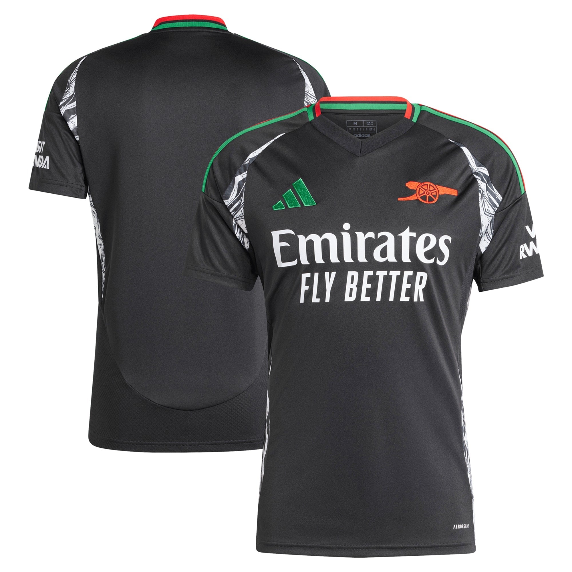 Arsenal Men's 2024/25 Away Shirt - Black