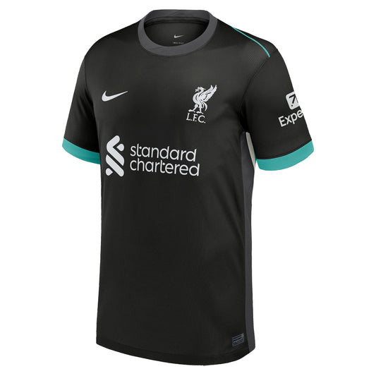 Mohamed Salah Liverpool 2024/25 Away Shirt - Forest Green