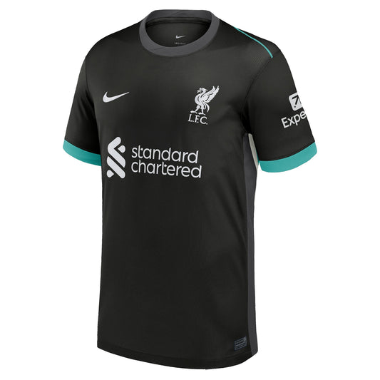 Virgil van Dijk Liverpool 2024/25 Away Shirt - Forest Green
