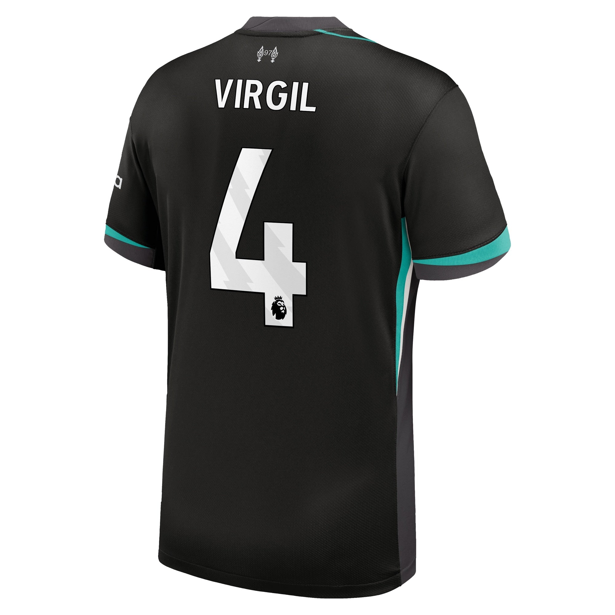 Virgil van Dijk Liverpool 2024/25 Away Shirt - Forest Green
