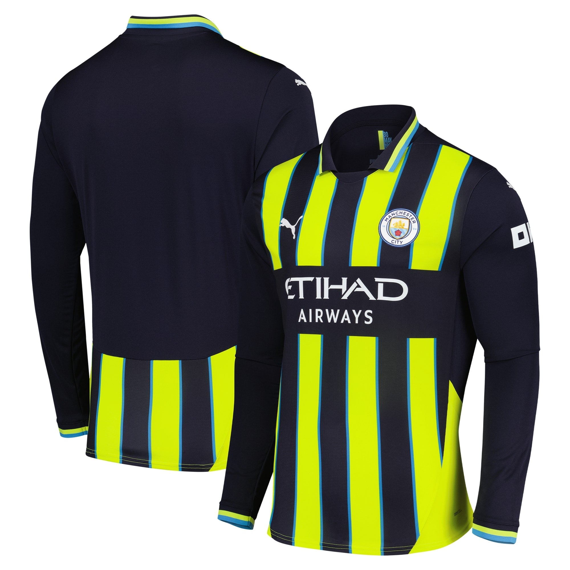 Manchester City 2024/25 Away Long Sleeve Shirt - Navy