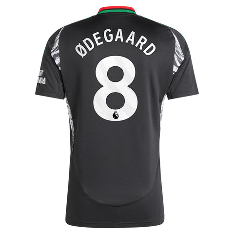 Martin Odegaard Arsenal 2024/25 Away Player Shirt - Black