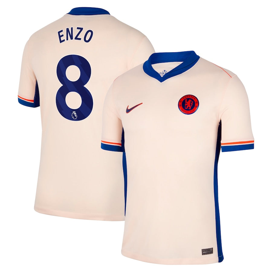 Enzo Fernández Chelsea 2024/25 Away Player Shirt - Orange