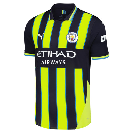 Kevin De Bruyne Manchester City 2024/25 Away Player Shirt - Navy