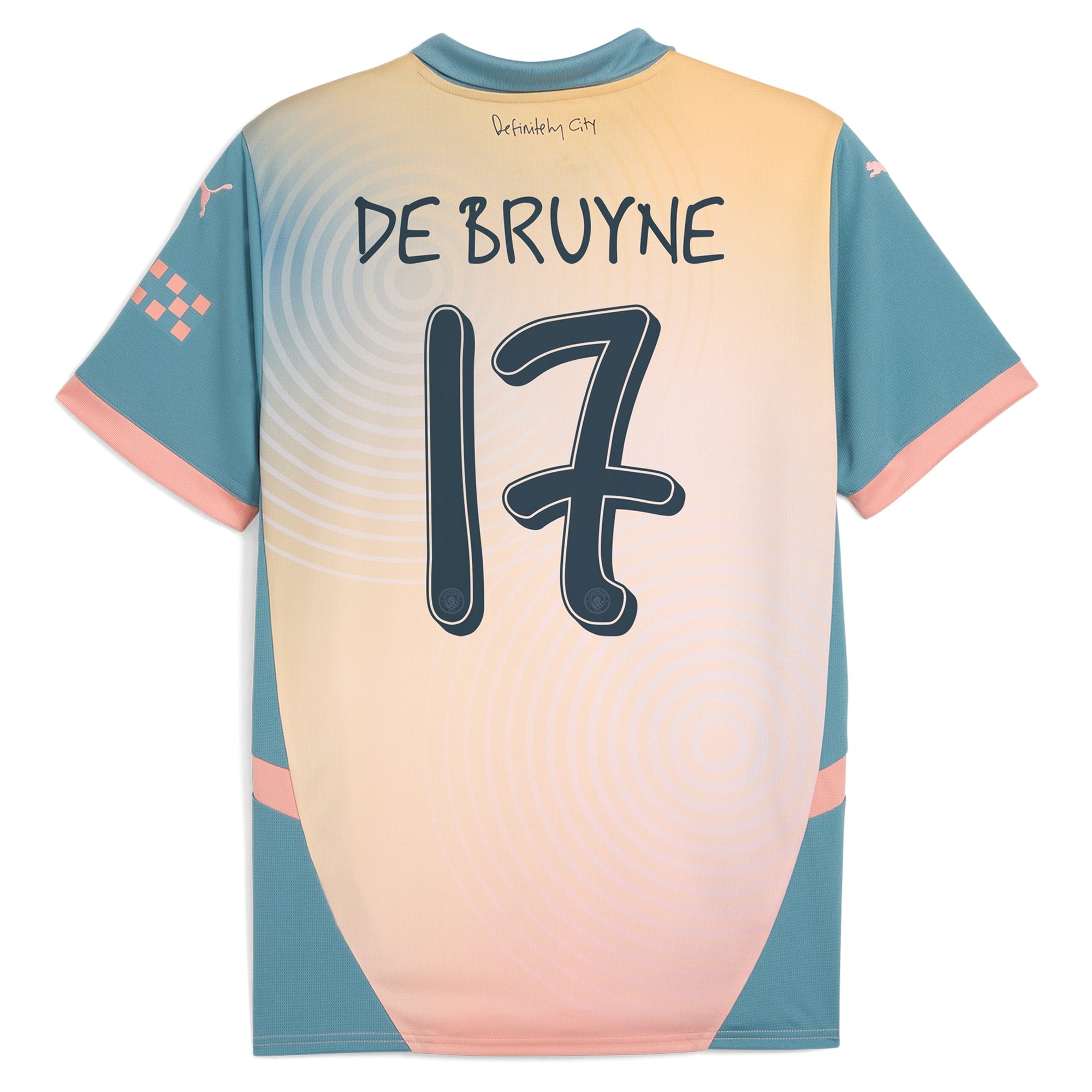 Kevin De Bruyne Manchester City 2024/25 Fourth Player Shirt - Blue