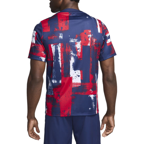 Paris Saint-Germain 2024/25 Home Academy Pro Pre-Match Top - Navy