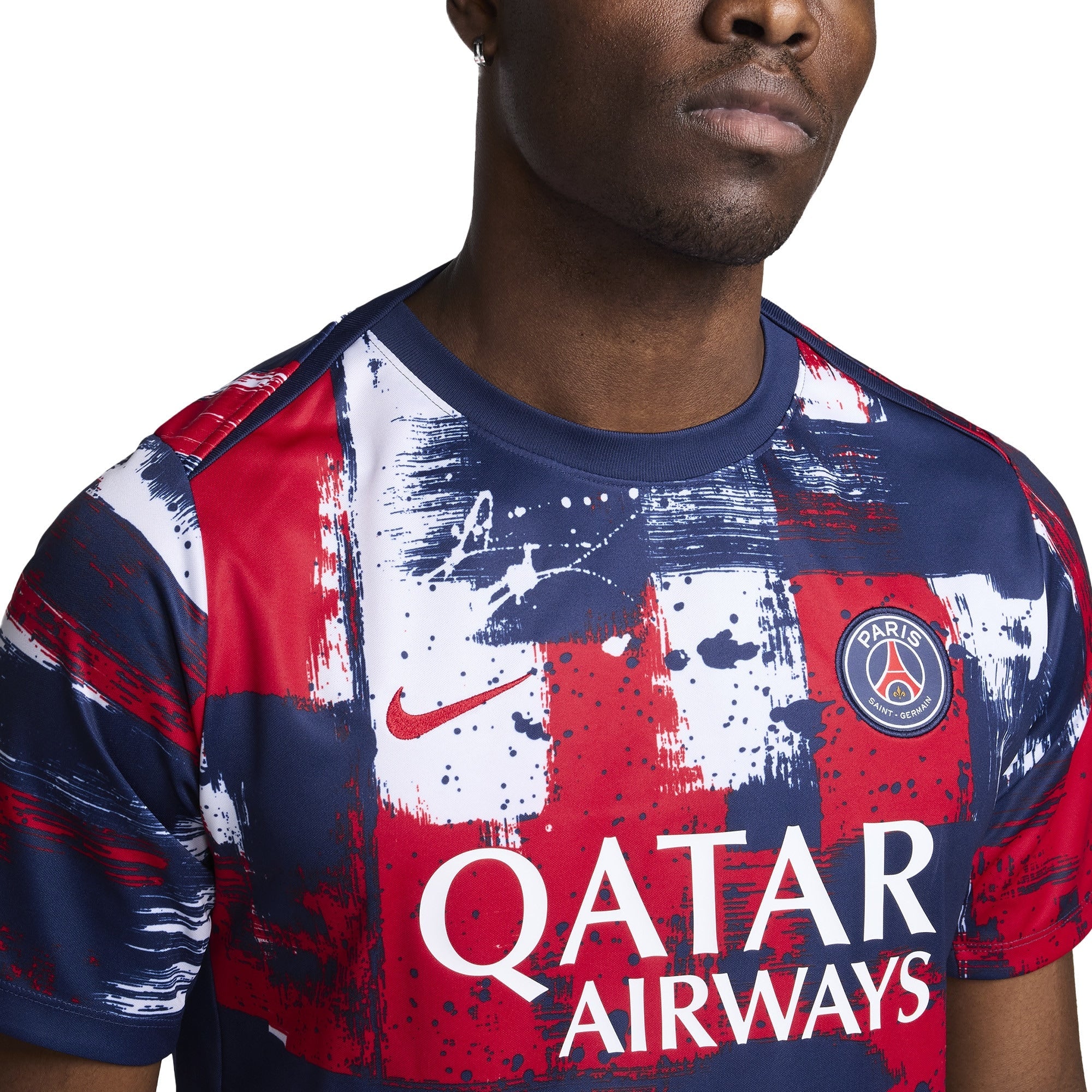 Paris Saint-Germain 2024/25 Home Academy Pro Pre-Match Top - Navy