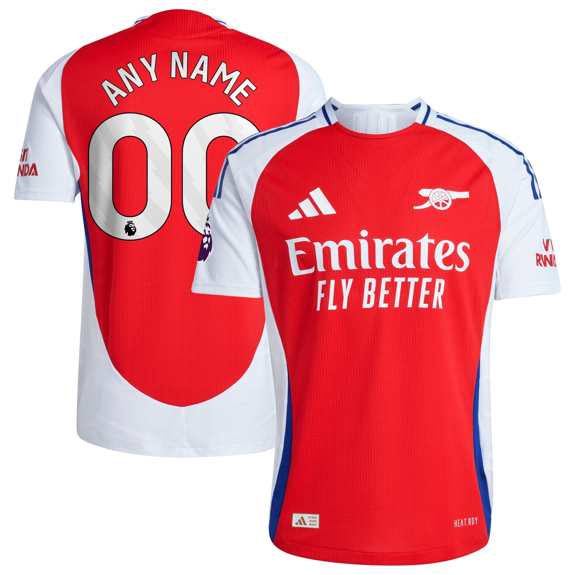 Arsenal 2024/25 Home Custom Shirt – Red