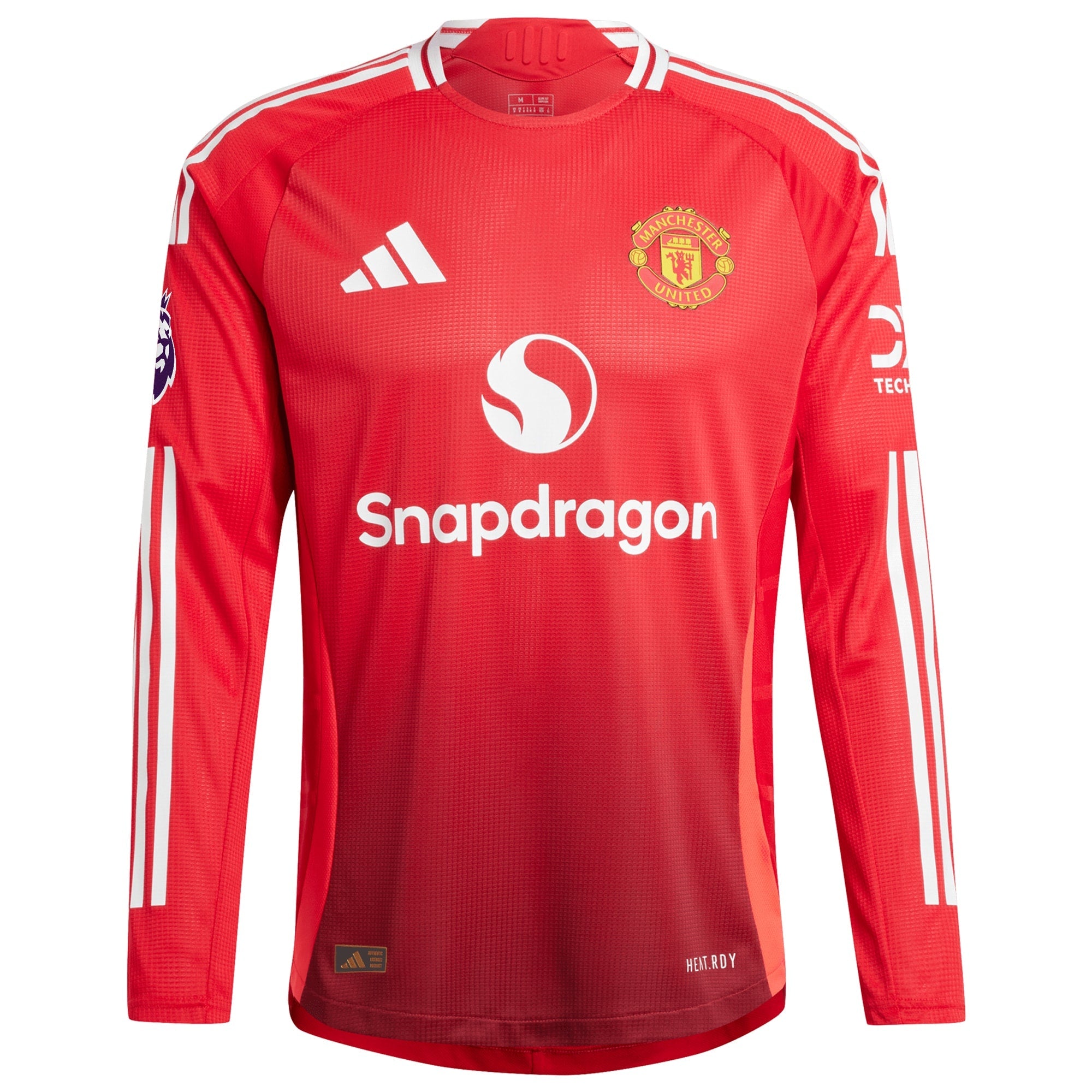 Manchester United 2024/25 Home Custom Long Sleeve Shirt - Red