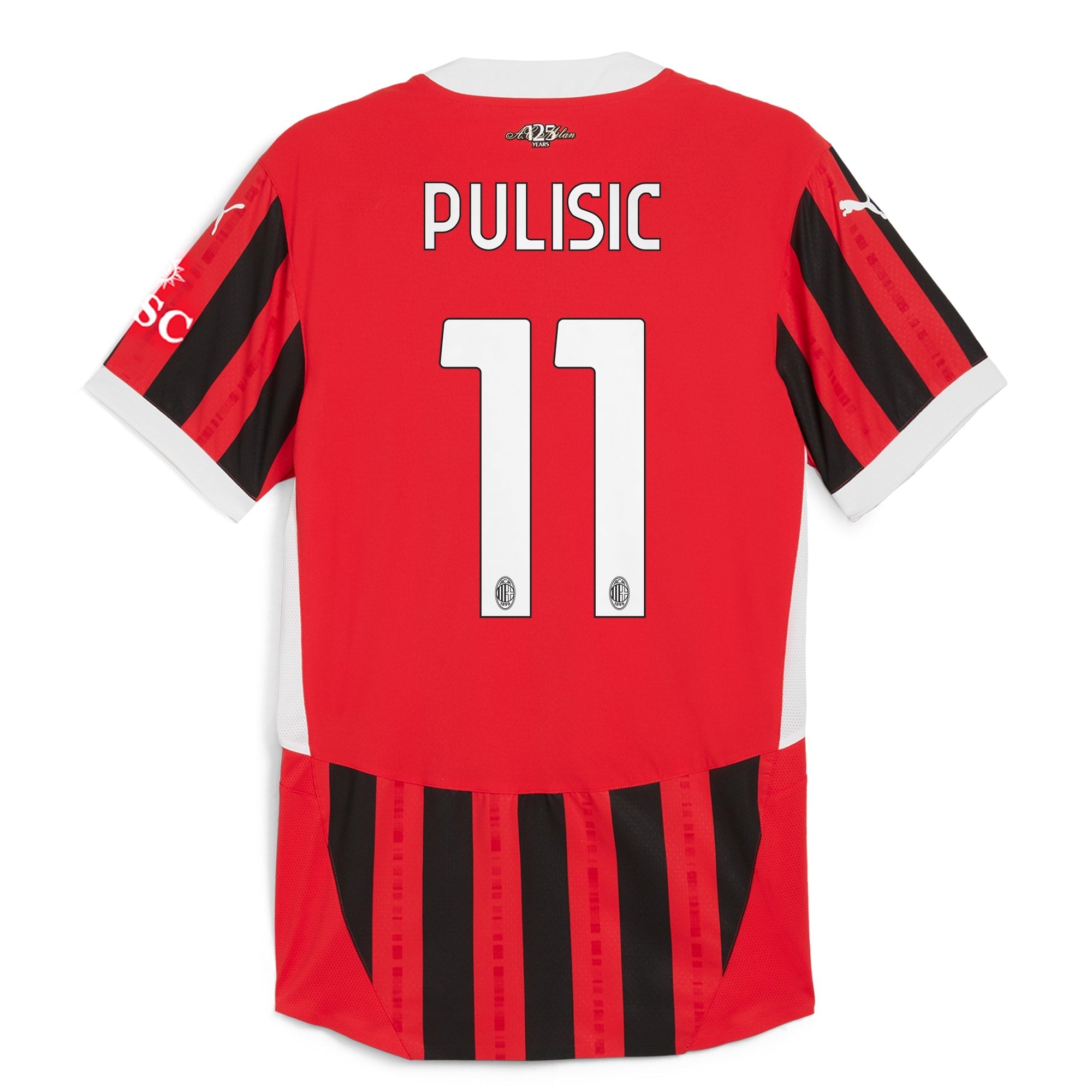 Christian Pulisic AC Milan 2024/25 Home Player Shirt - Red