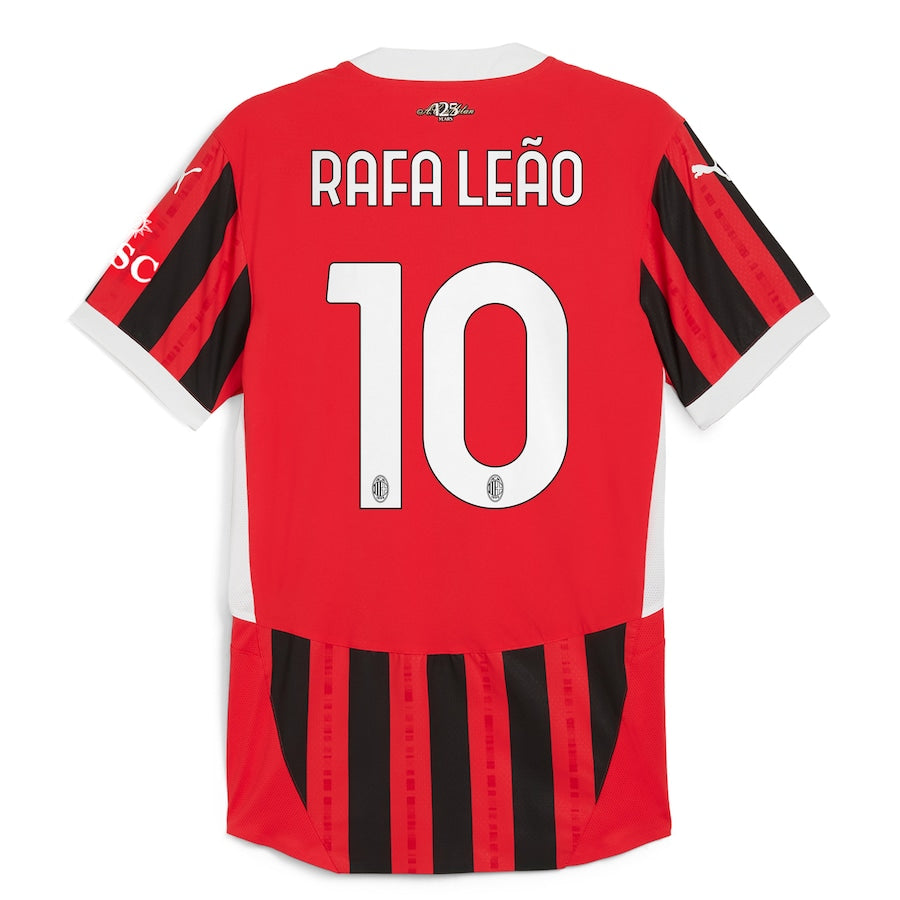 Rafael Leão AC Milan 2024/25 Home Player Shirt - Red