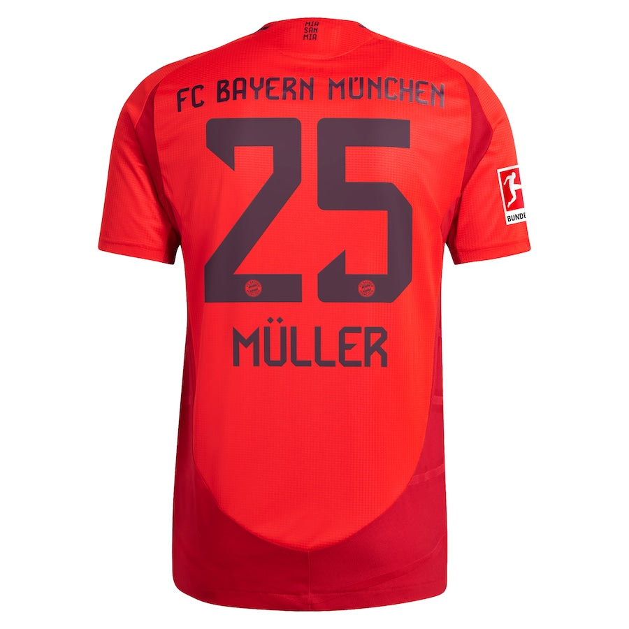 Thomas Müller Bayern Munich 2024/25 Home Player Shirt - Red