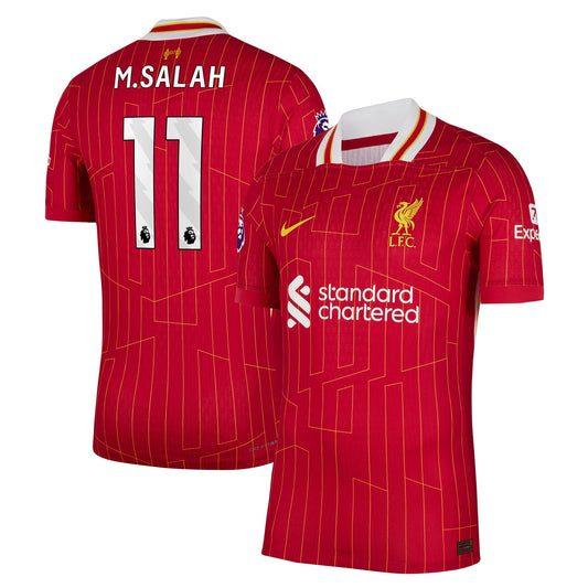 Mohamed Salah Liverpool 2024/25 Home Player Shirt – Red