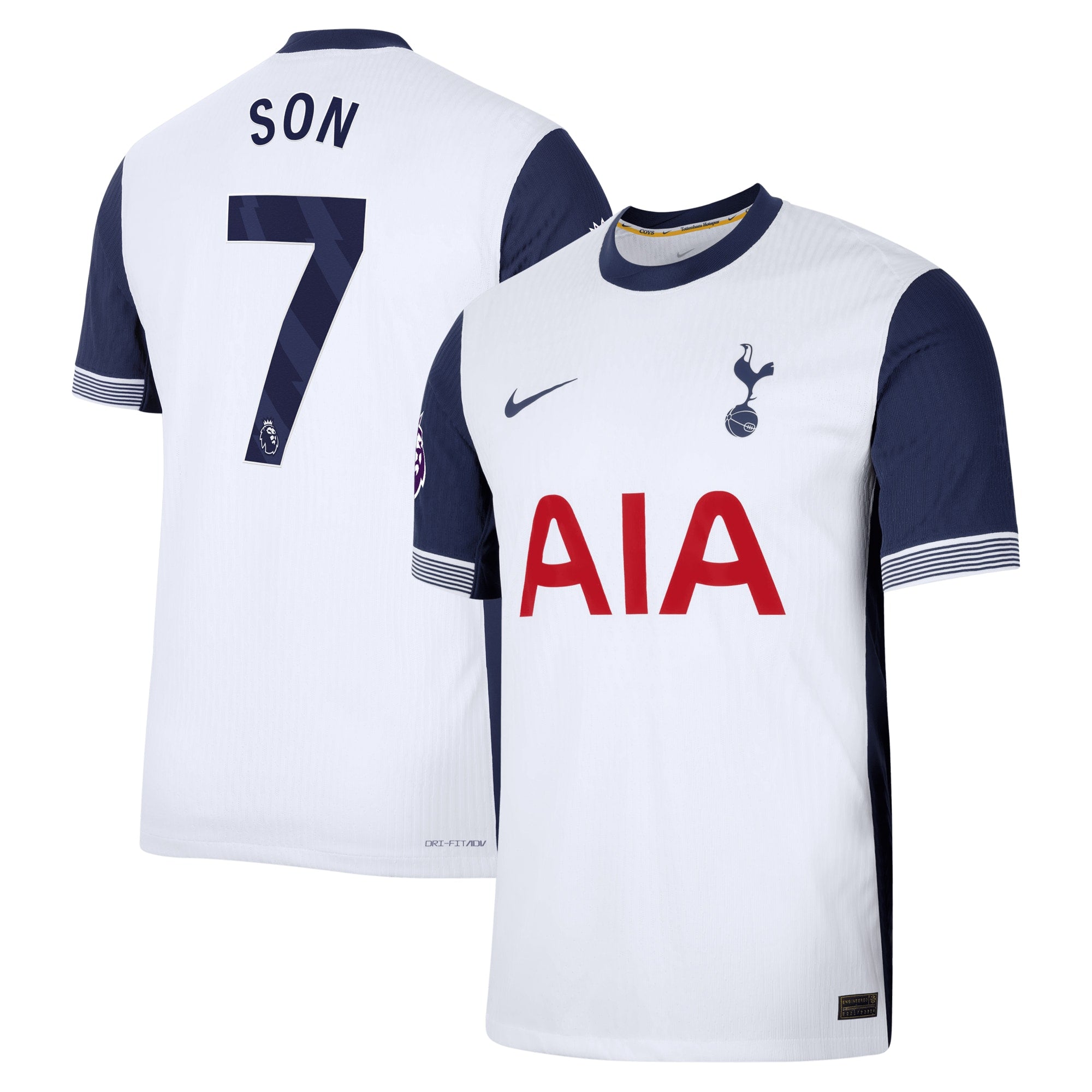 Son Heung-Min Tottenham Hotspur 2024/25 Home Player Shirt - White
