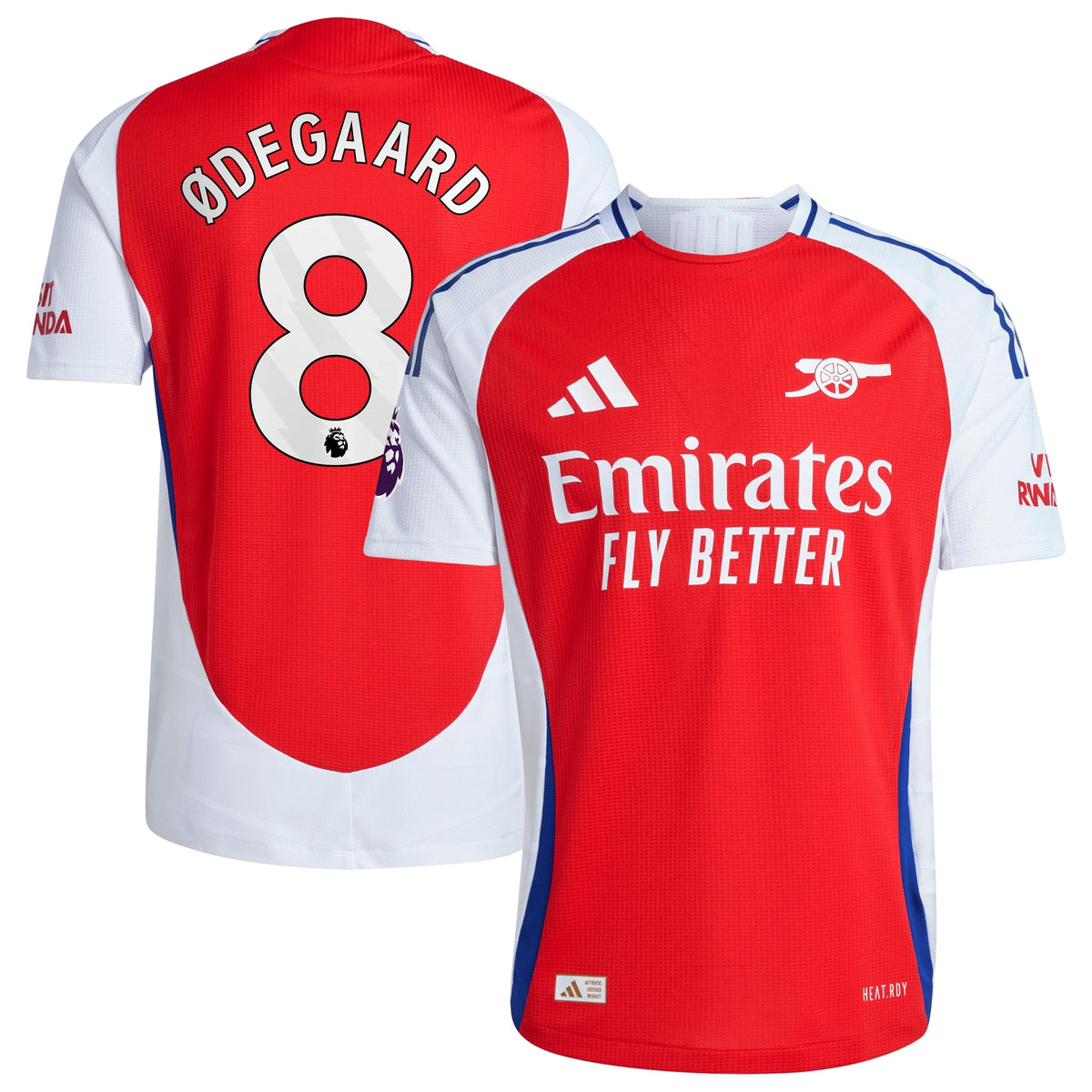 Martin Odegaard Arsenal 2024/25 Home Player Shirt – Red