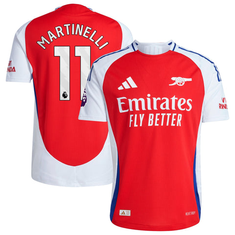 Gabriel Martinelli Arsenal 2024/25 Home Player Shirt – Red