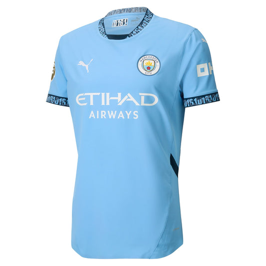 Phil Foden Manchester City 2024/25 Home Player Shirt - Light Blue