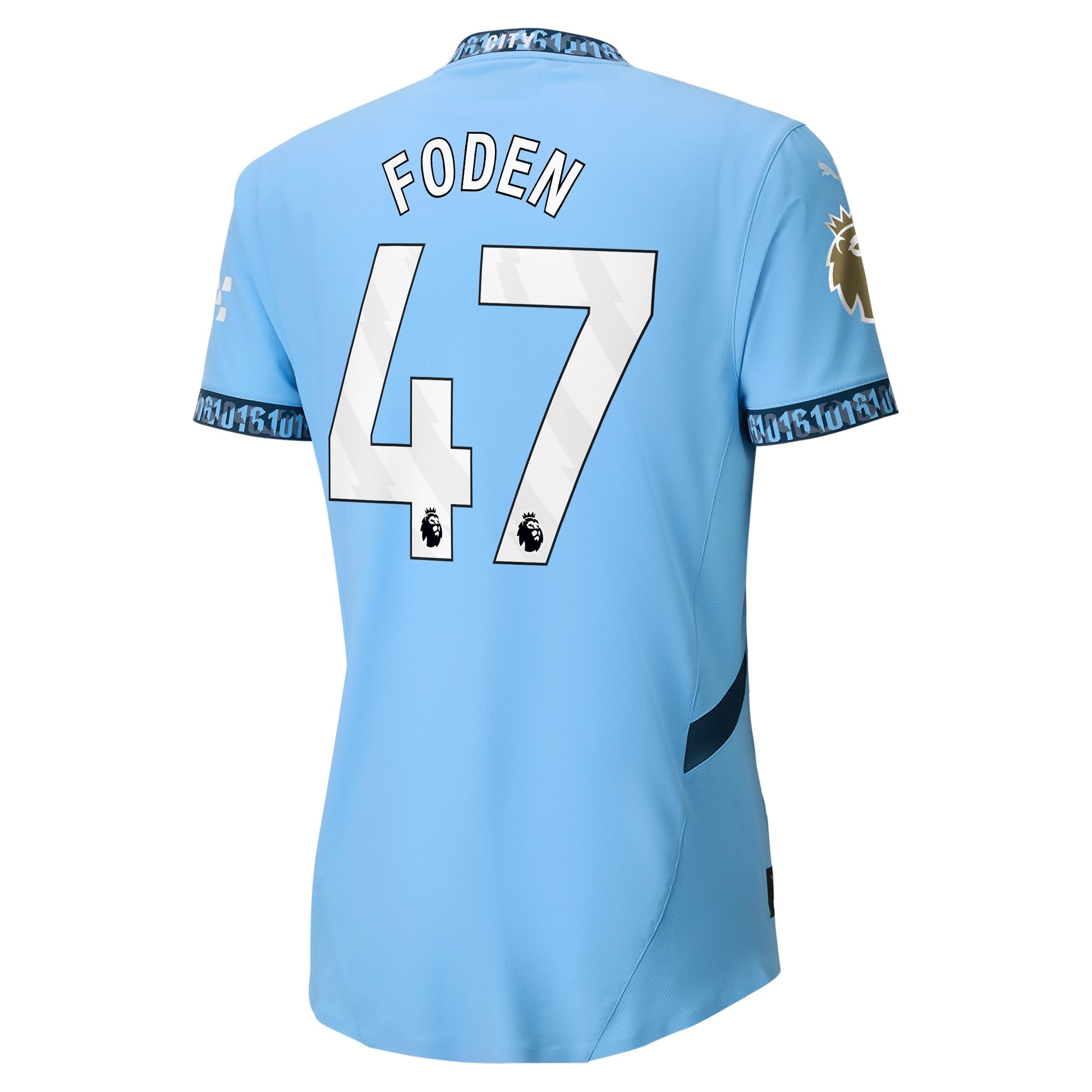 Phil Foden Manchester City 2024/25 Home Player Shirt - Light Blue
