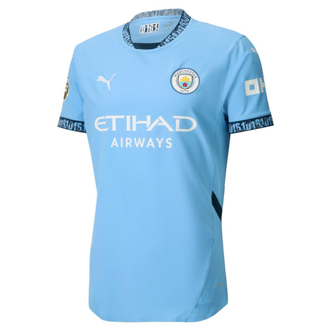 Jack Grealish Manchester City 2024/25 Home Player Shirt - Light Blue