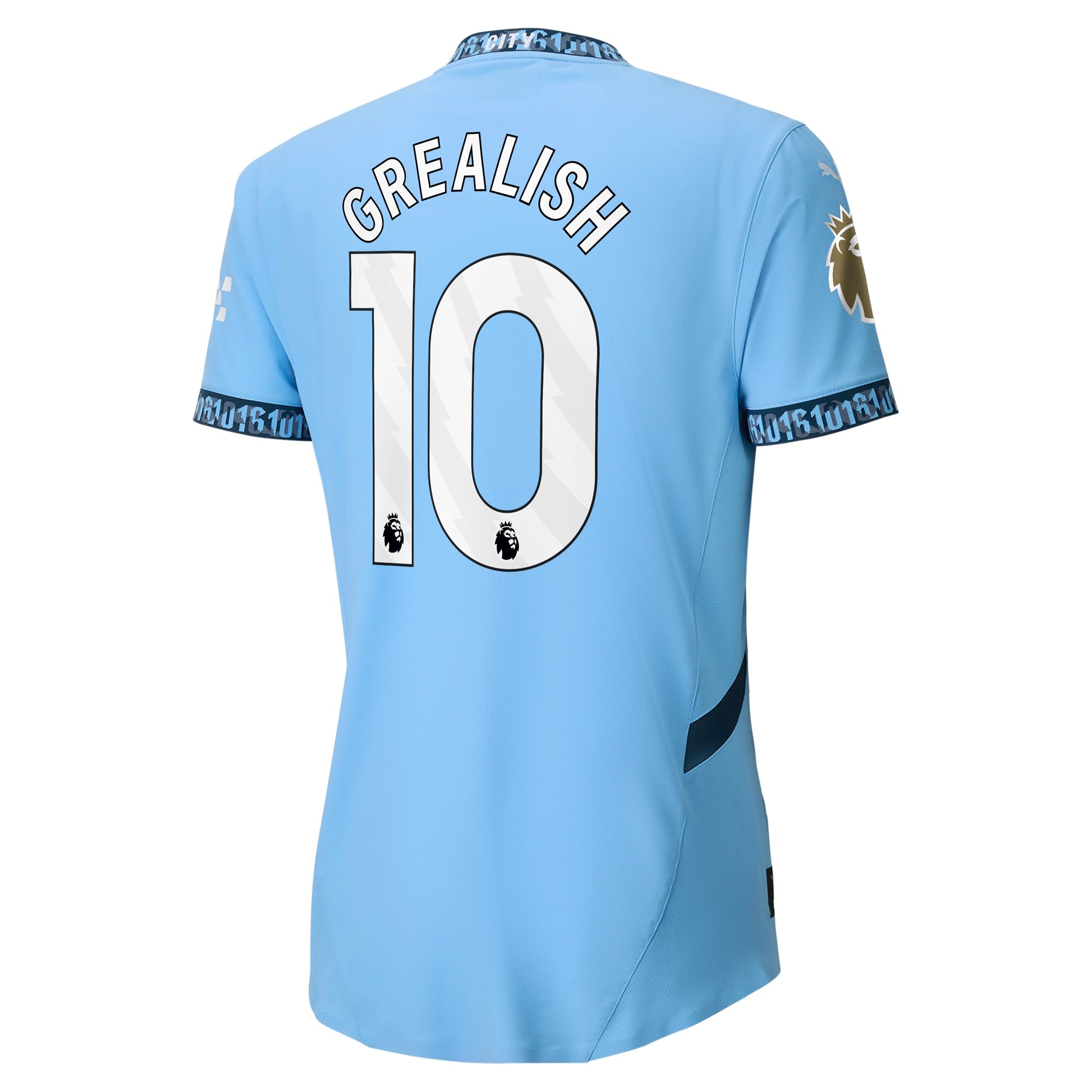 Jack Grealish Manchester City 2024/25 Home Player Shirt - Light Blue