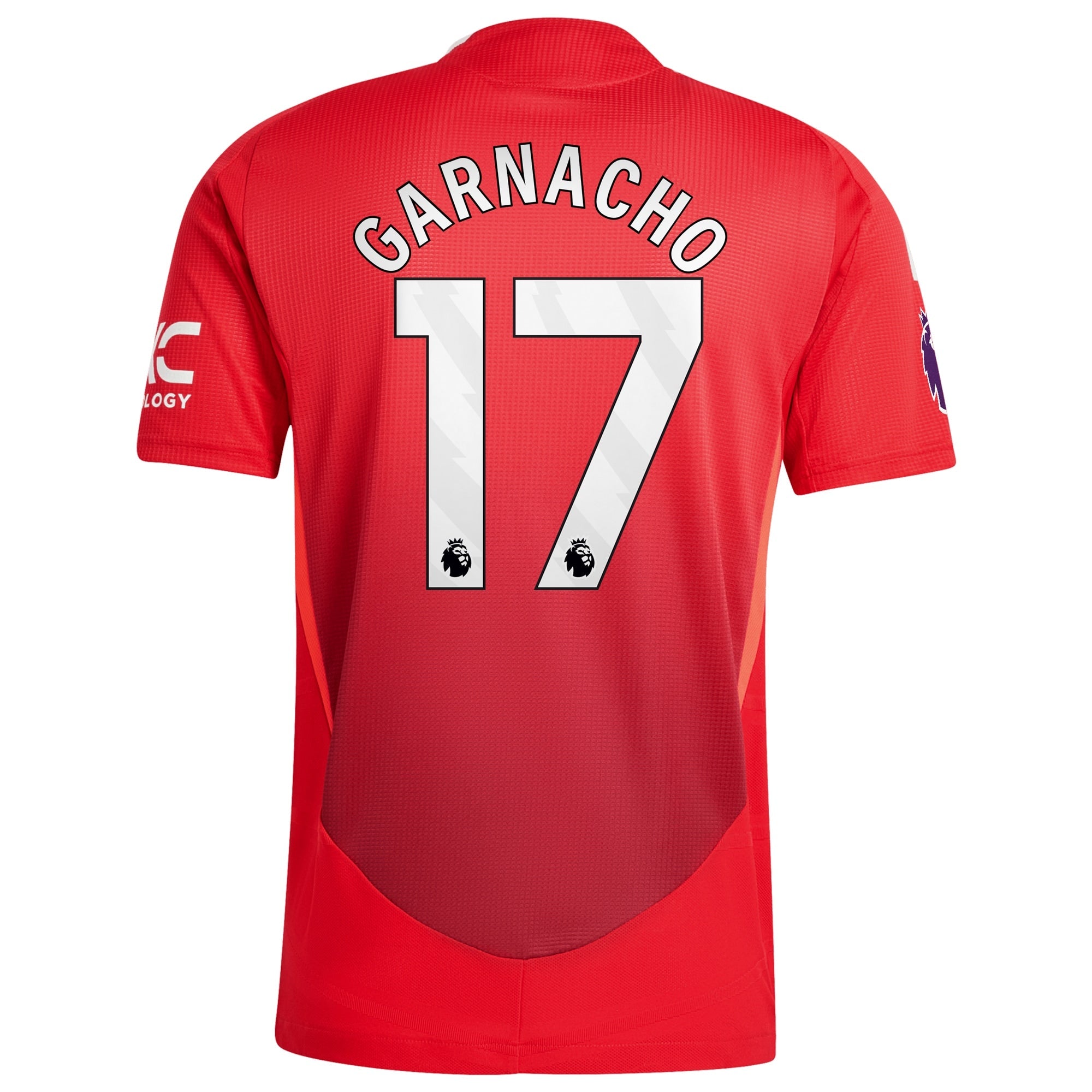 Alejandro Garnacho Manchester United 2024/25 Home Player Shirt - Red