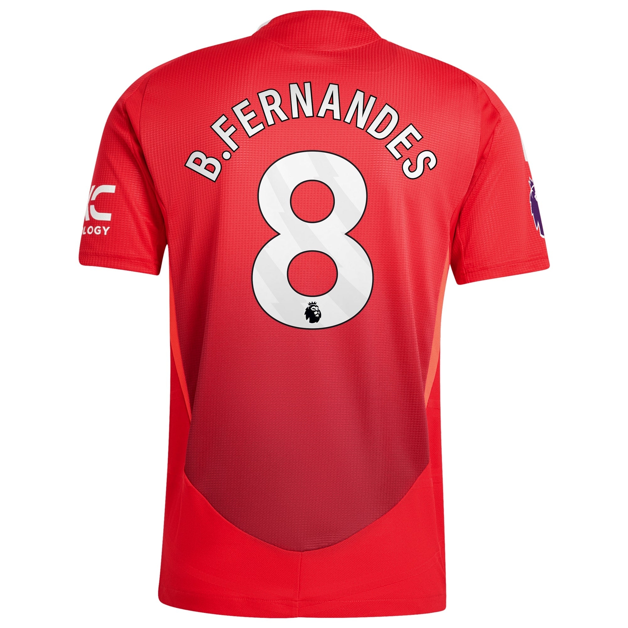Bruno Fernandes Manchester United 2024/25 Home Player Shirt - Red