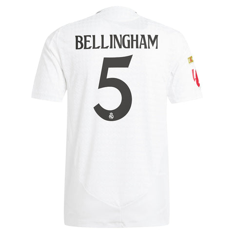 Jude Bellingham Real Madrid 2024/25 Home Player Shirt - White