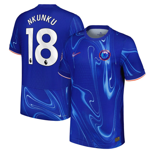Christopher Nkunku Chelsea 2024/25 Home Player Shirt - Blue