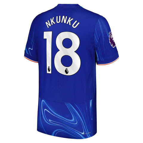 Christopher Nkunku Chelsea 2024/25 Home Player Shirt - Blue