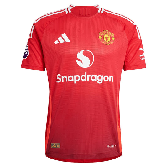 Marcus Rashford Manchester United 2024/25 Home Long Sleeve Player Shirt - Red