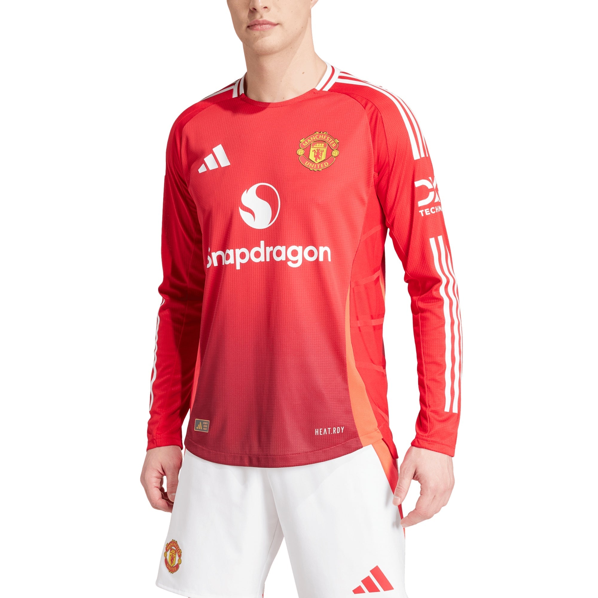 Manchester United 2024/25 Home Long Sleeve Patch Shirt - Red