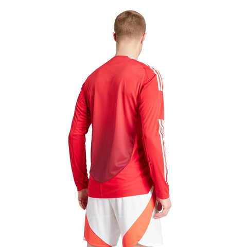 Manchester United 2024/25 Home Long Sleeve Patch Shirt - Red