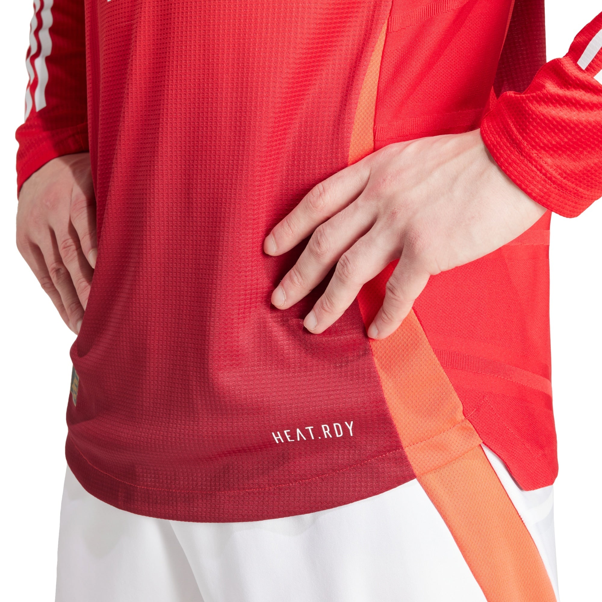 Manchester United 2024/25 Home Long Sleeve Patch Shirt - Red