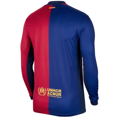 Barcelona 2024/25 Home Long Sleeve Shirt - Royal