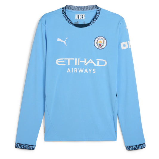 Manchester City 2024/25 Home Long Sleeve Shirt - Light Blue