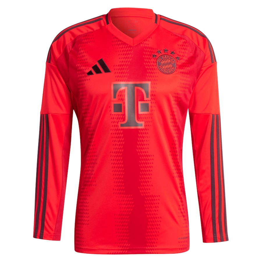 Thomas Müller Bayern Munich 2024/25 Home Long Sleeve Player Shirt - Red