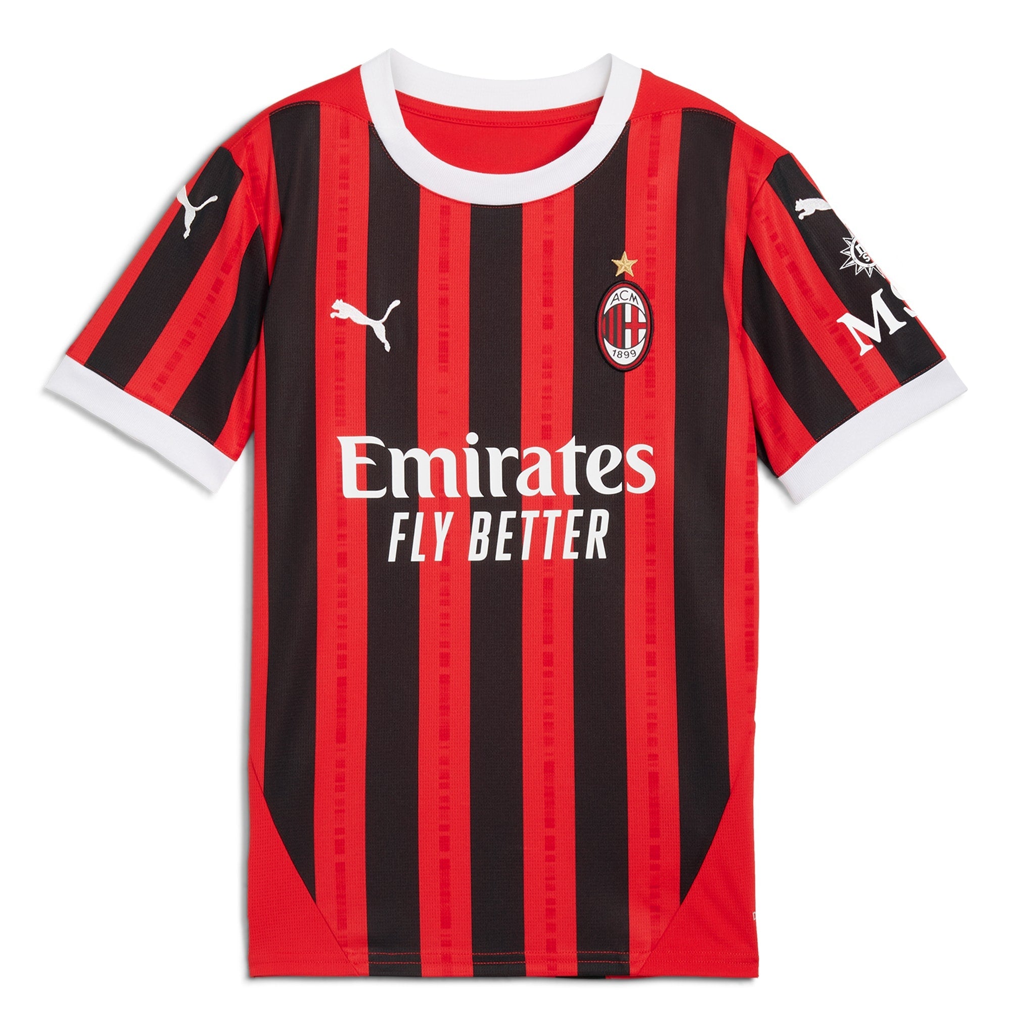 Christian Pulisic AC Milan 2024/25 Home Player Shirt - Red