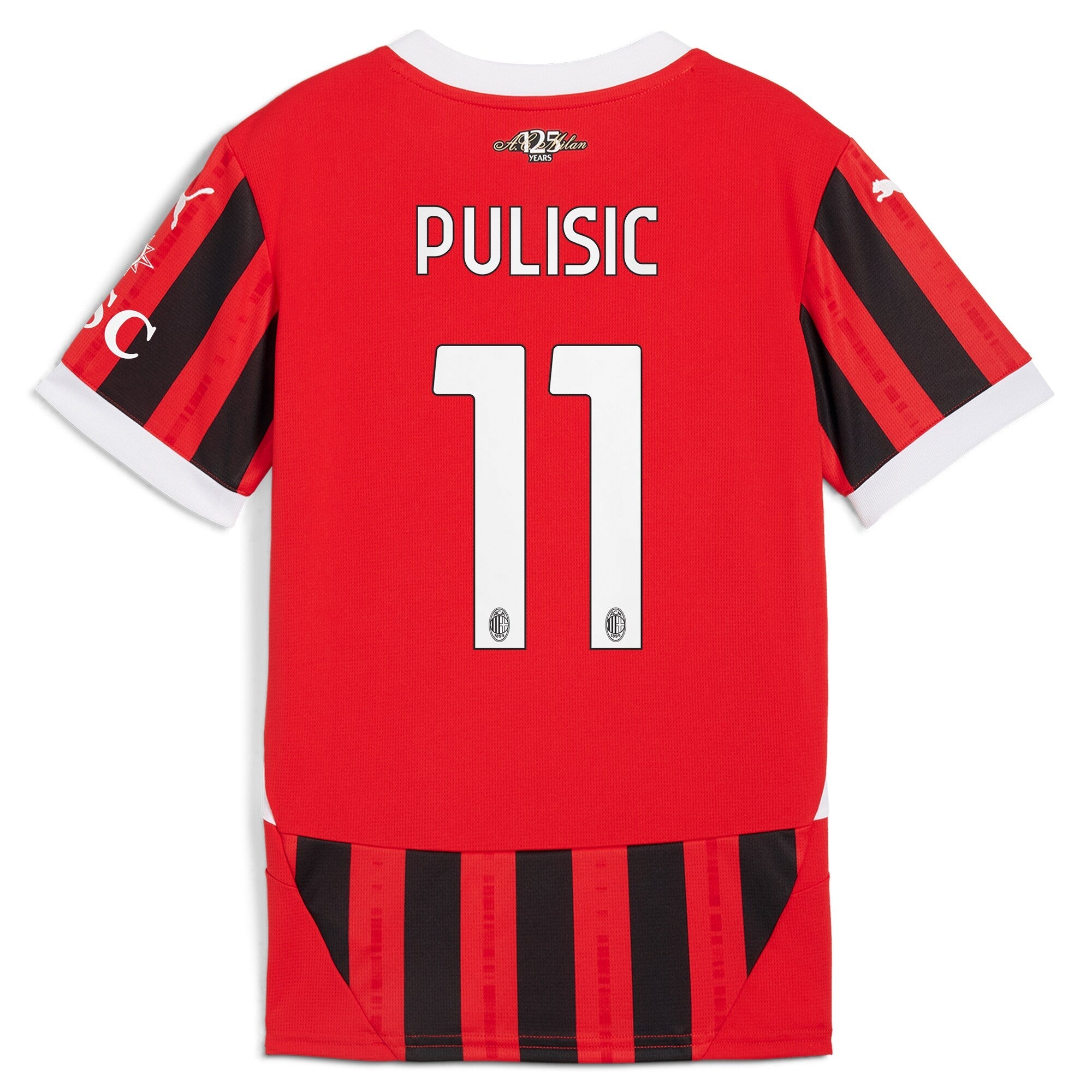 Christian Pulisic AC Milan 2024/25 Home Player Shirt - Red